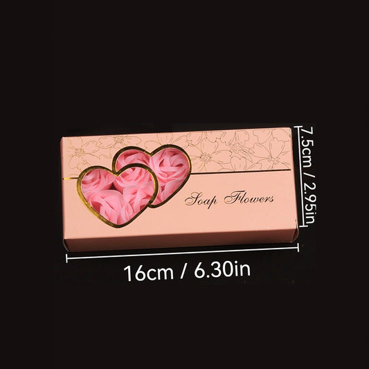Double Heart Rose Soap Flower For Her