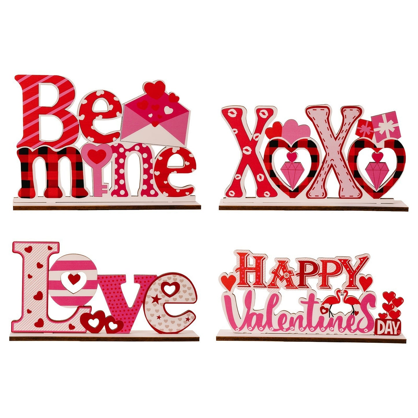 Love letter heart-shaped hollow decorative ornament for her