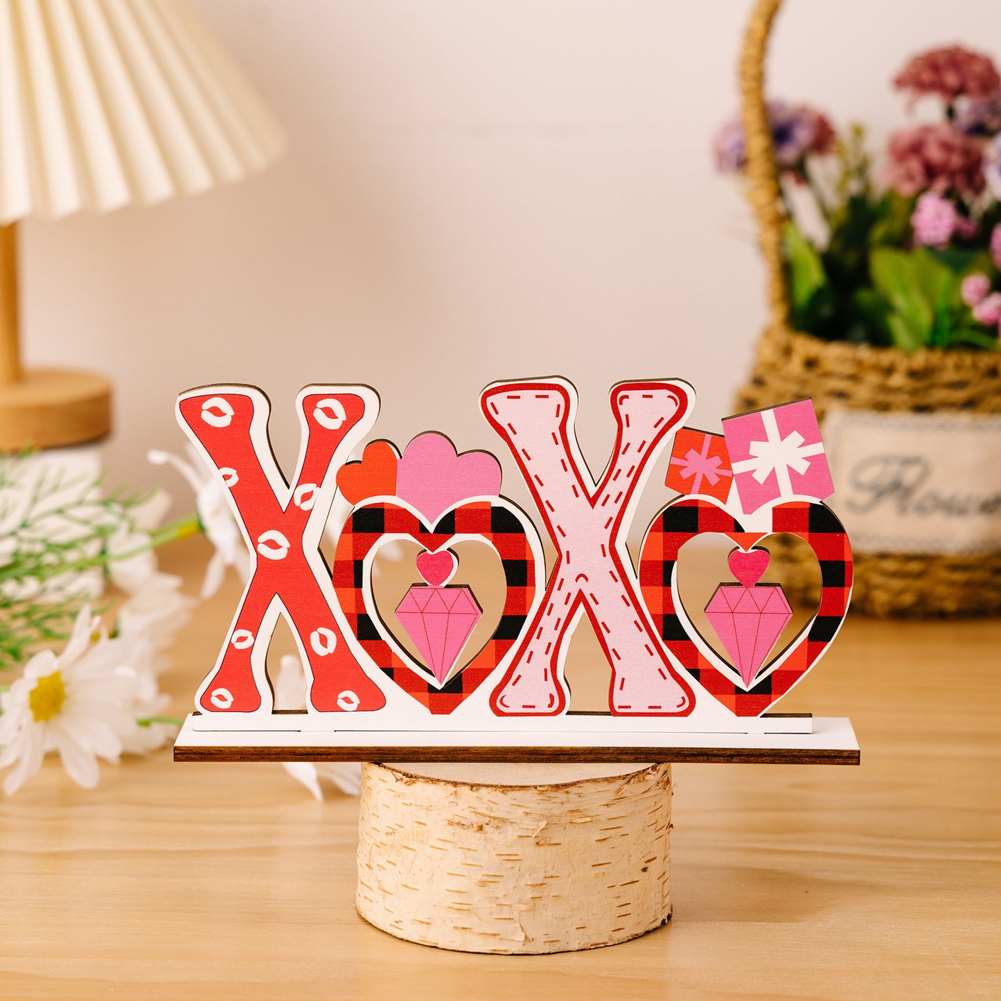 Love letter heart-shaped hollow decorative ornament for her