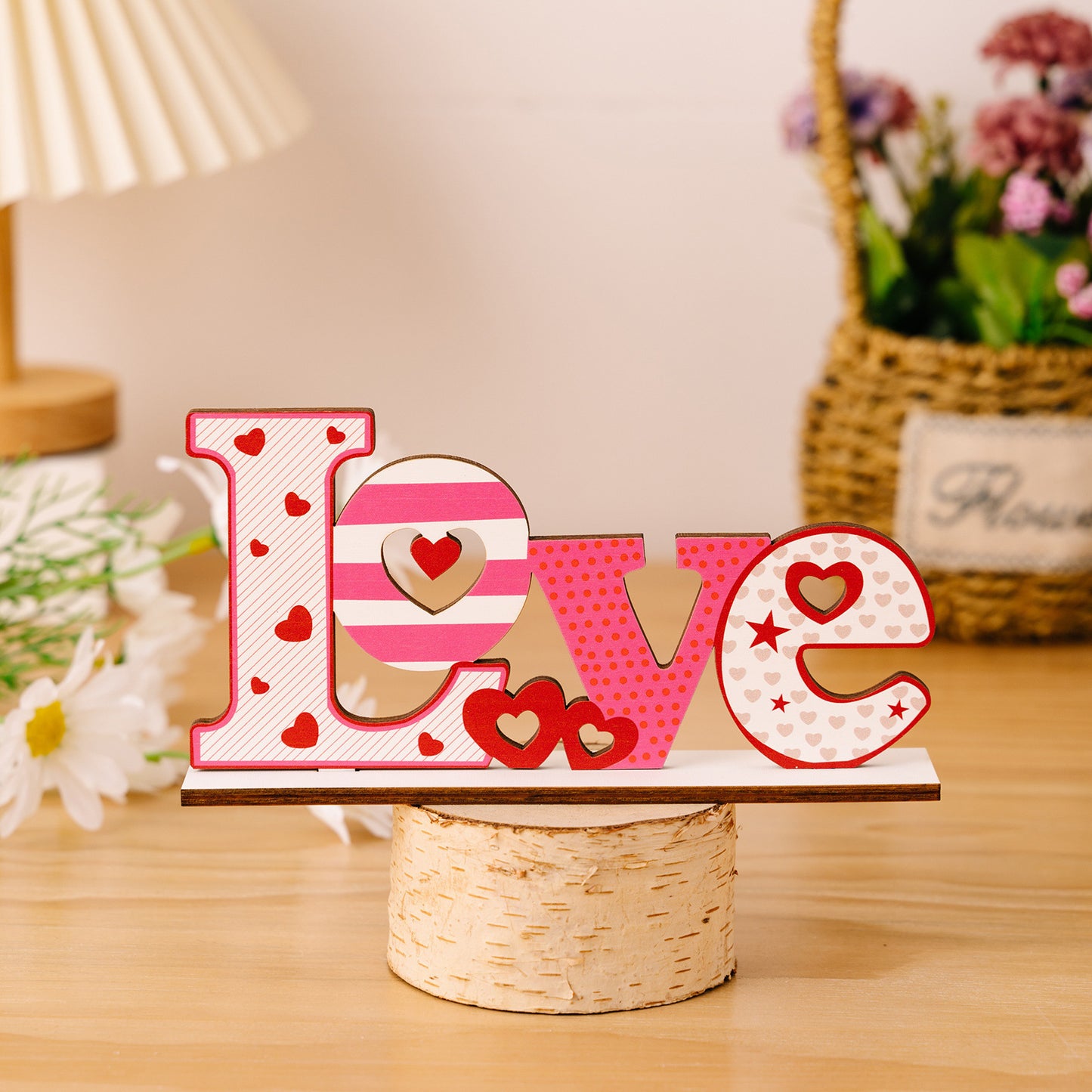 Love letter heart-shaped hollow decorative ornament for her